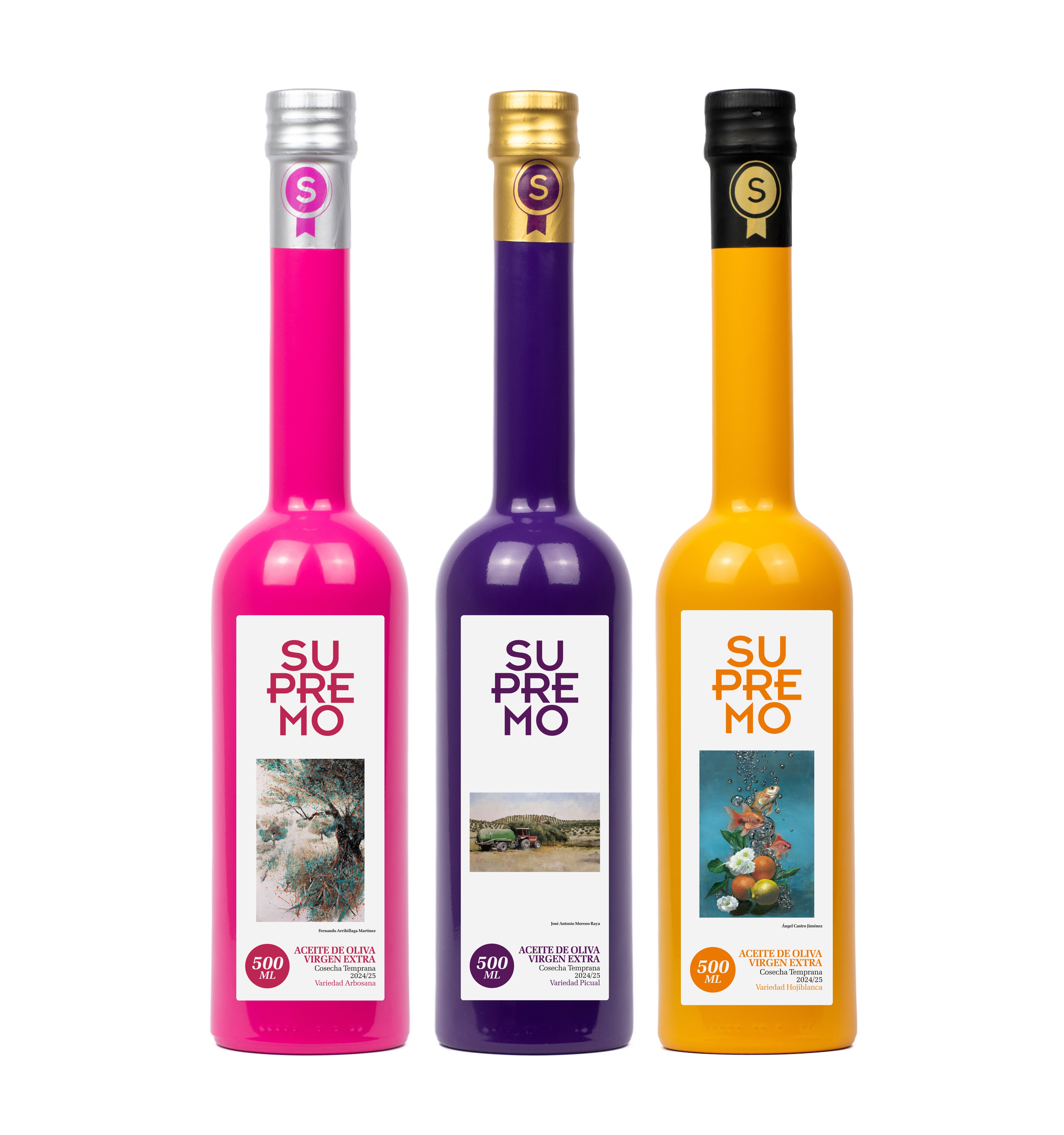 PACK REGALO - Caja de Madera (3 Botellas x 500 ml)