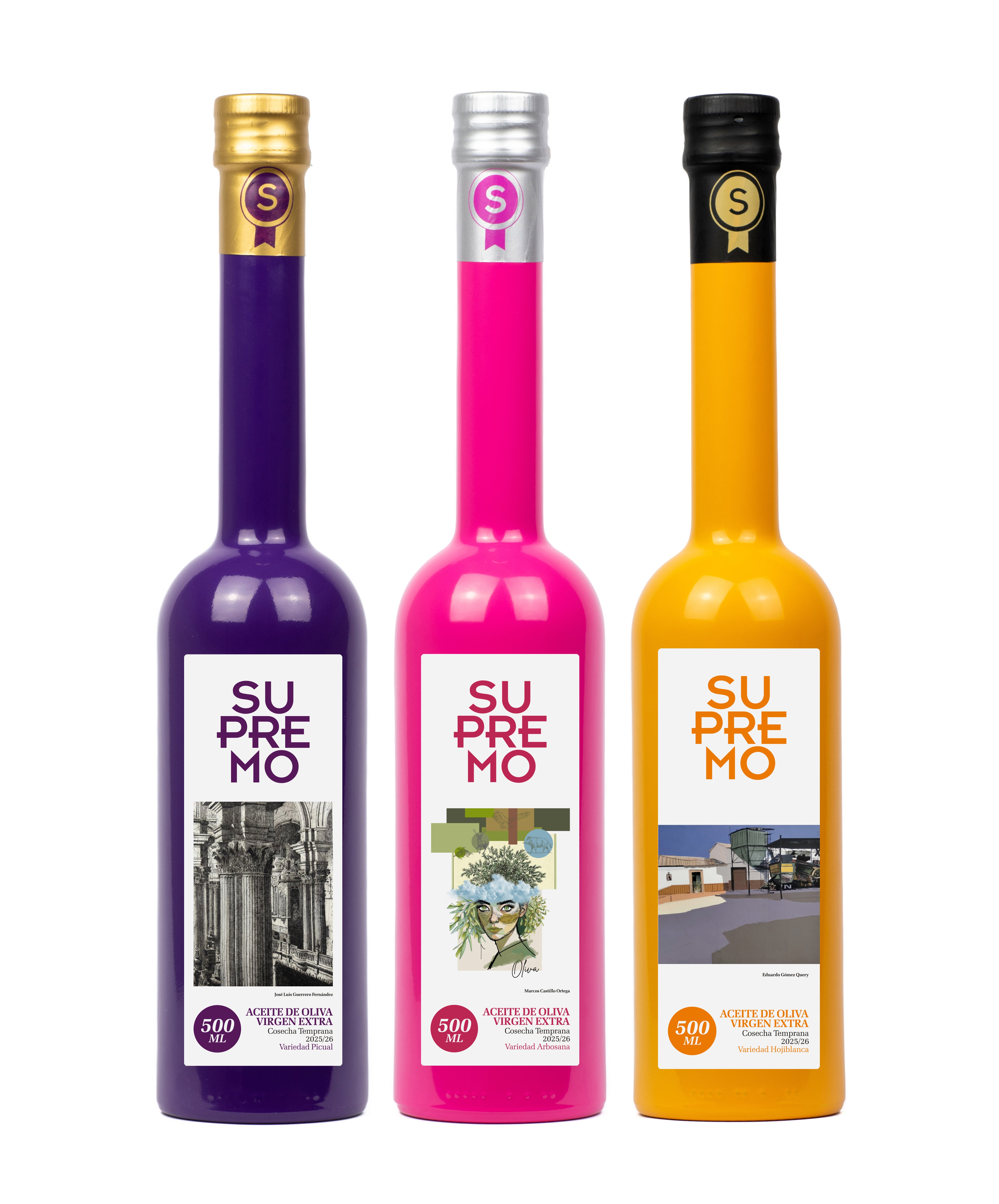 PACK REGALO - Caja de Madera (3 Botellas x 500 ml)