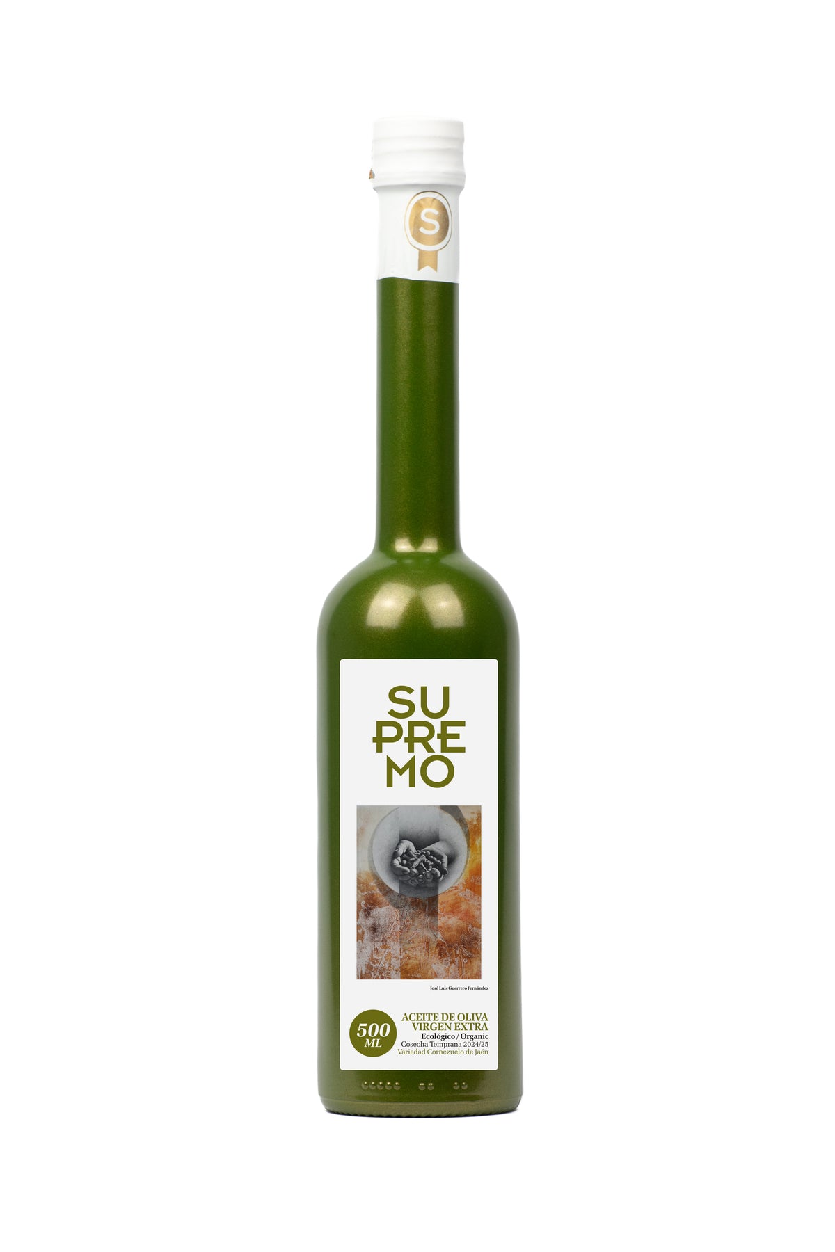 Aceite de Oliva Virgen Extra Cornezuelo Ecológico 500ML - Cosecha Temprana