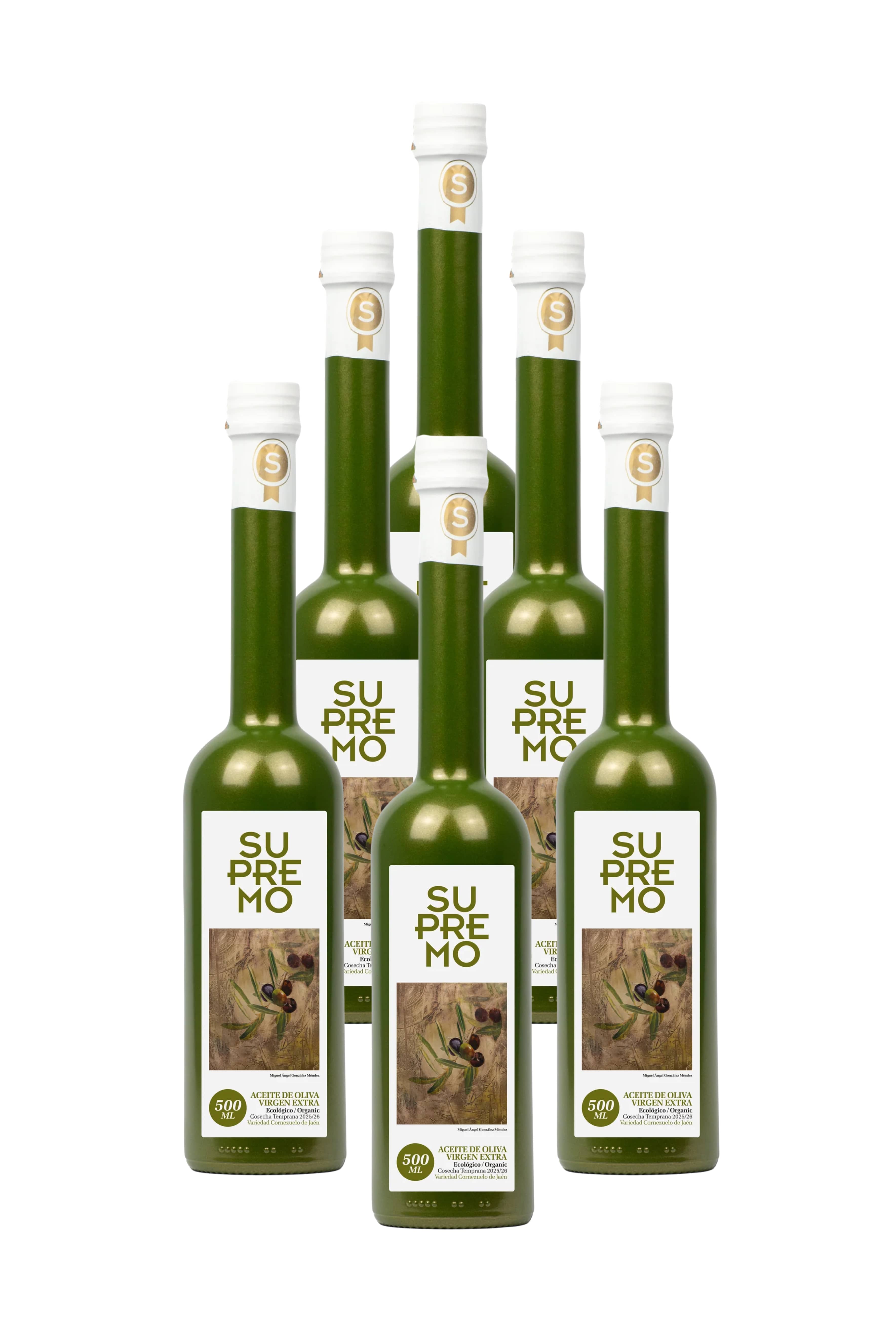 Aceite de Oliva Virgen Extra Cornezuelo Ecológico 500ML - Nueva Cosecha 2025-2026