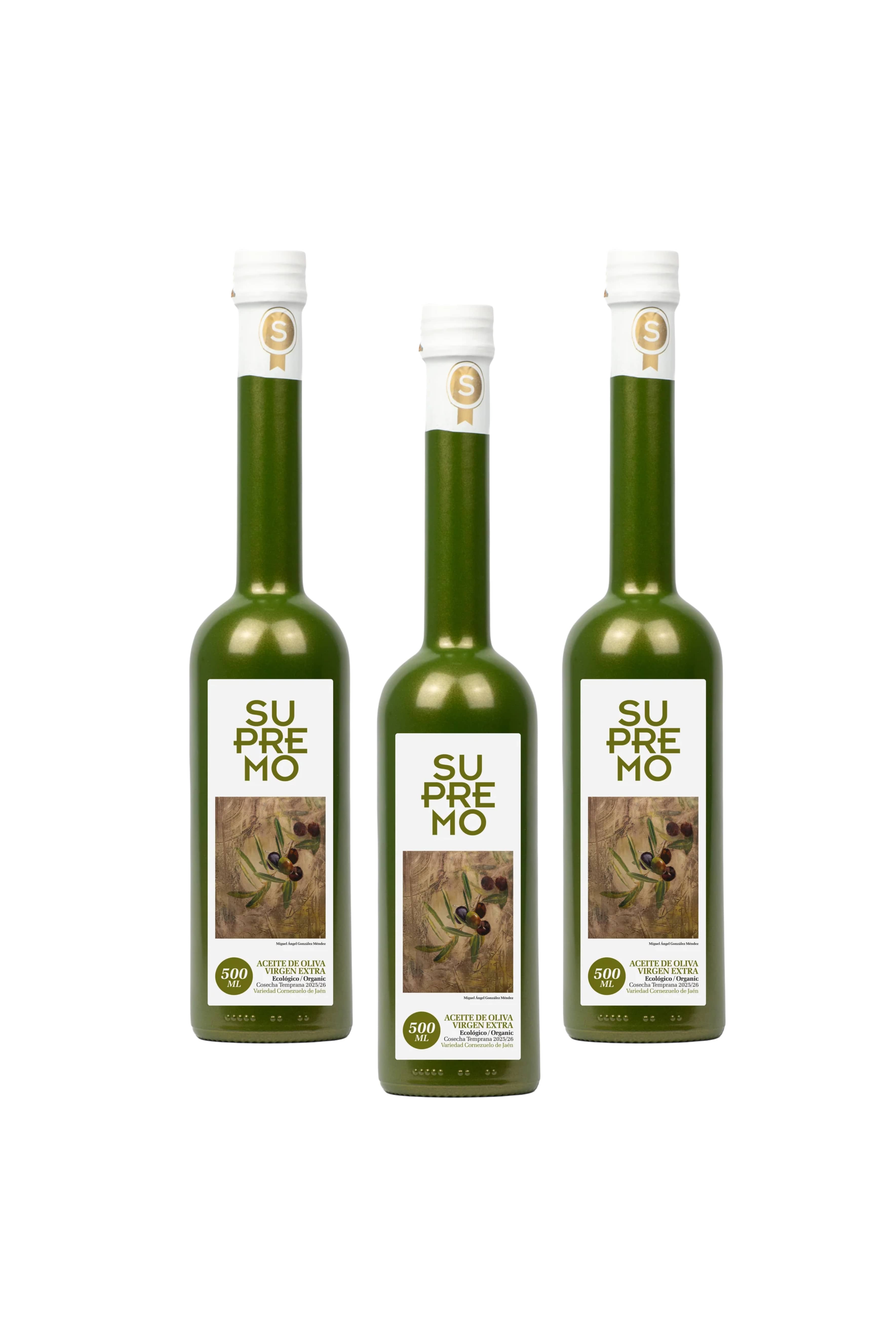 Aceite de Oliva Virgen Extra Cornezuelo Ecológico 500ML - Nueva Cosecha 2025-2026