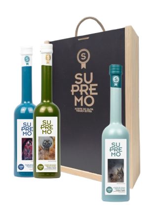 PACK ESPECIAL - Caja de Madera (3 Botellas x 500 ml)