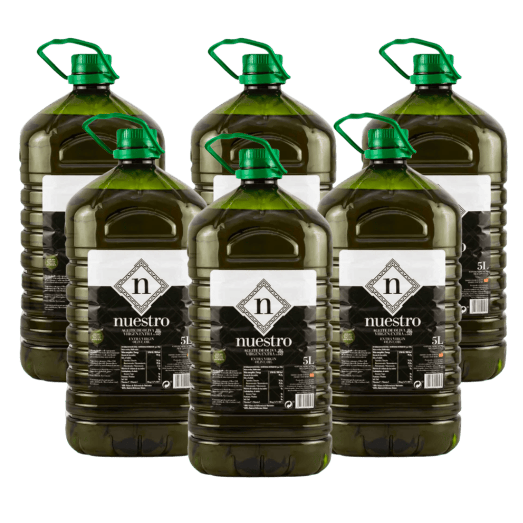 Pack 6 Garrafas 5L Aceite De Oliva Virgen Extra «Nuestro»