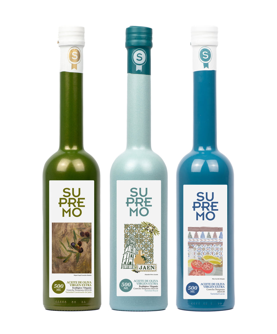 PACK ESPECIAL - Caja de Madera (3 Botellas x 500 ml)
