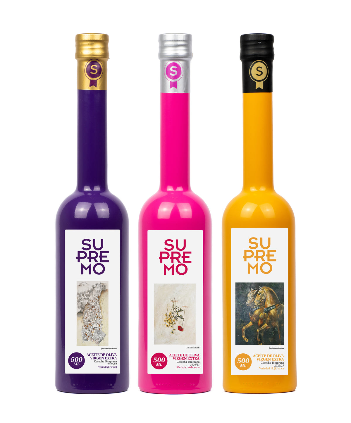 PACK REGALO - Caja de Madera (3 Botellas x 500 ml)